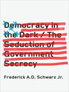 Cover image for Democracy in the Dark